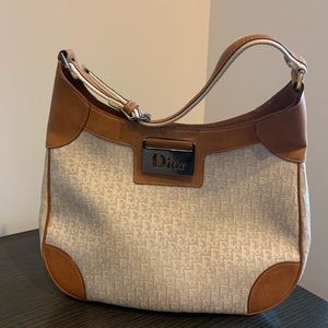 Christian Dior shoulder bag.  Fabric